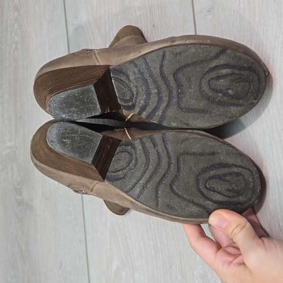 OTBT Women Rhine Lander Ankle Leather Boots heels shoes sz 7M - Picture 12 of 13